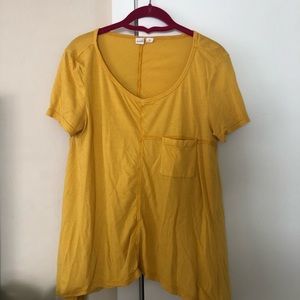 Mustard color shirt